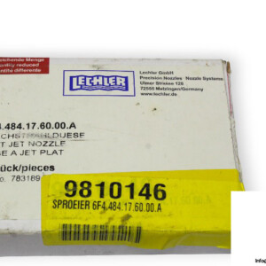 Lechler 6F4.484.17.60.00.A Flat JET Nozzle