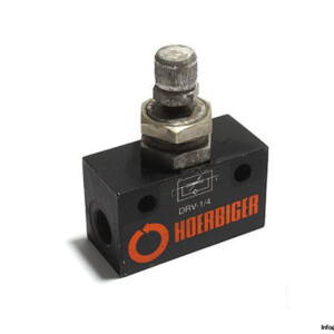Hoerbiger-DRV-1_4-one-way-flow-control-valve