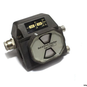 BOLL & KIRCH 4.36.2 DIFFERENTIAL PRESSURE INDICATOR
