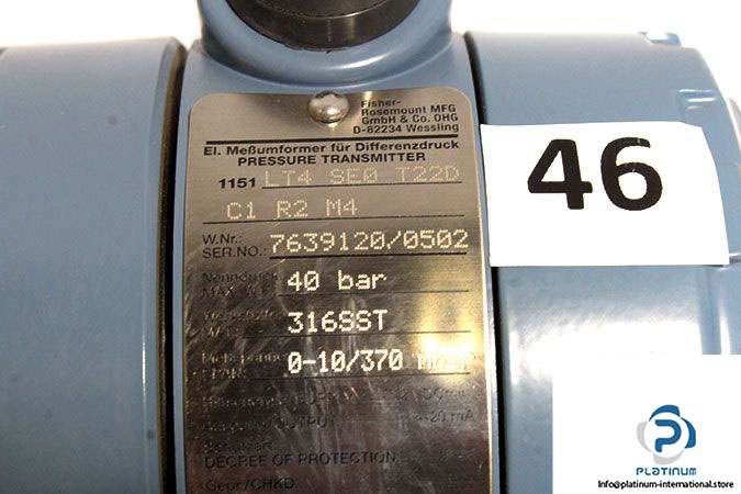 fisher-rosemount-1151lt4-se0-t22d-c1-r2-m4-pressure-%e2%80%8etransmitter-3