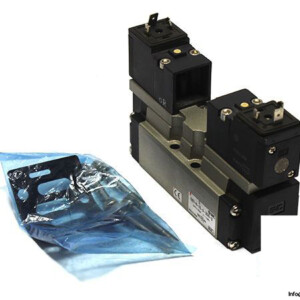 SMC EVS7-8-FG-D-3CVO-Q Double Solenoid Valve