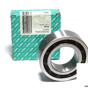 Codex 3213 Double ROW Angular Contact Ball Bearing