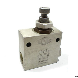 Herion-DRV-25-one-way-flow-control-valve
