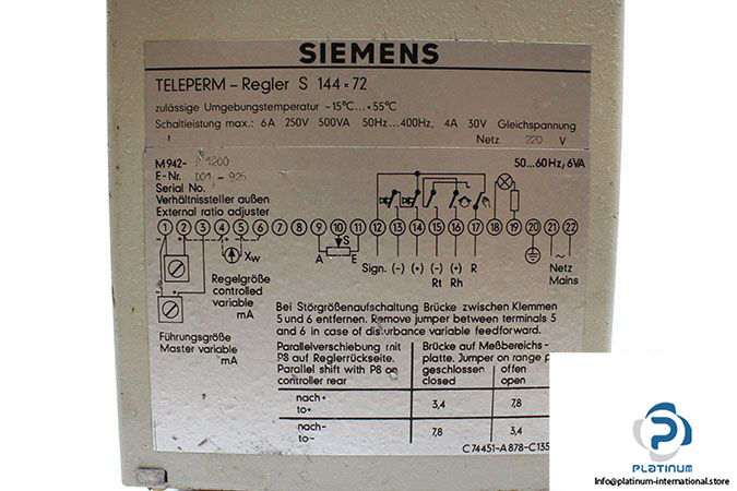 siemens-c74451-a878-c135-control-panel-2