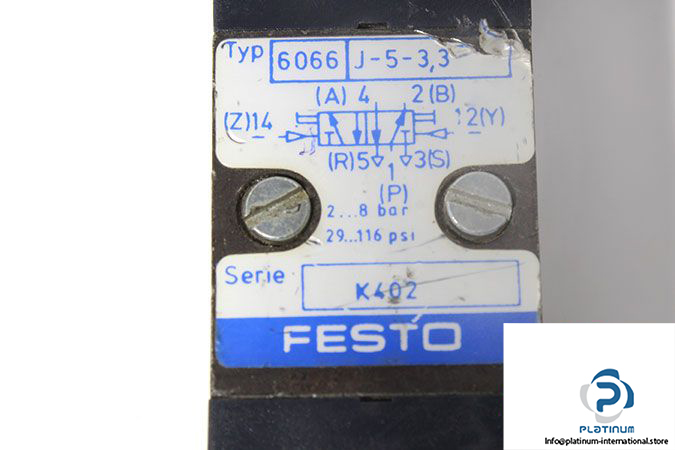 festo-6066-pneumatic-air-pilot-valve-with-plate-2