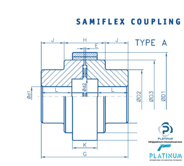 SAMIFLEX A2 ELASTIC COUPLING | Industrial Spare Parts | Platinum ...