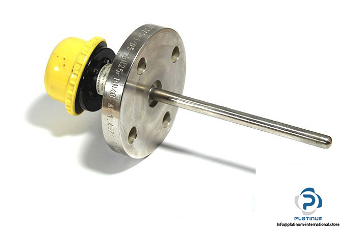 Temperature Sensor, 2 x Pt 100, Flanged resistance thermometer, RTD, Flange Connection