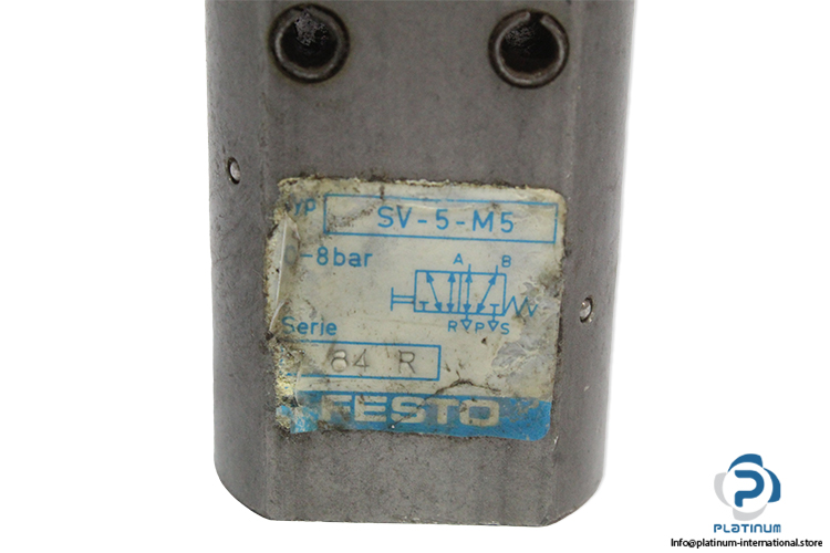 festo-SV-5-M5-front-panel-valve-(Used)-1