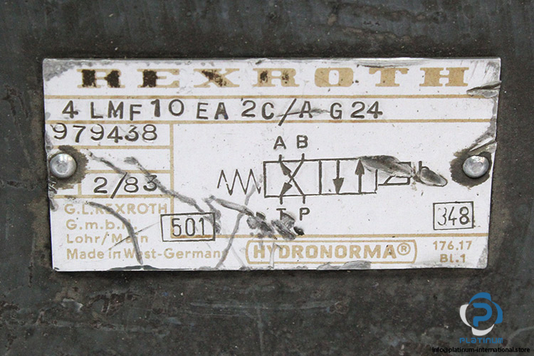 rexroth-4-LMF-10-EA-2C-A-G24-directional-control-valve-(Used)-2