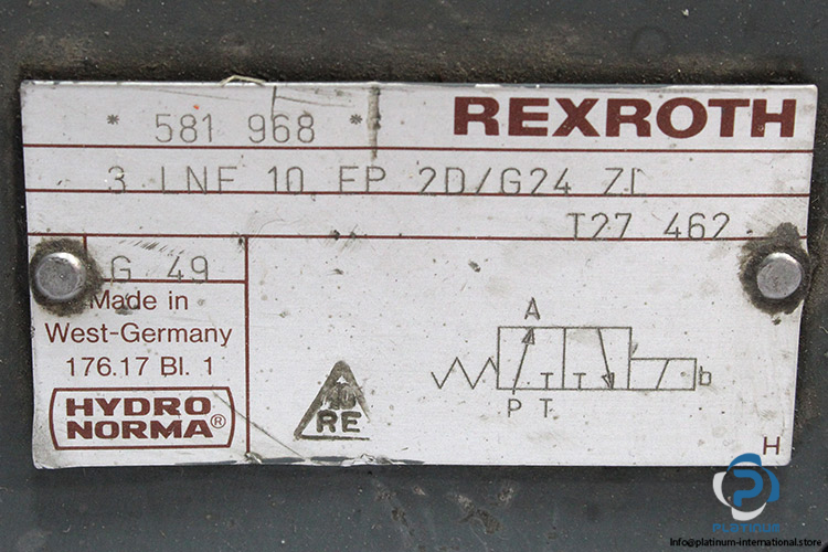 rexroth-3LNF10EP2D-G24ZL-directional-control-valve-(Used)-2