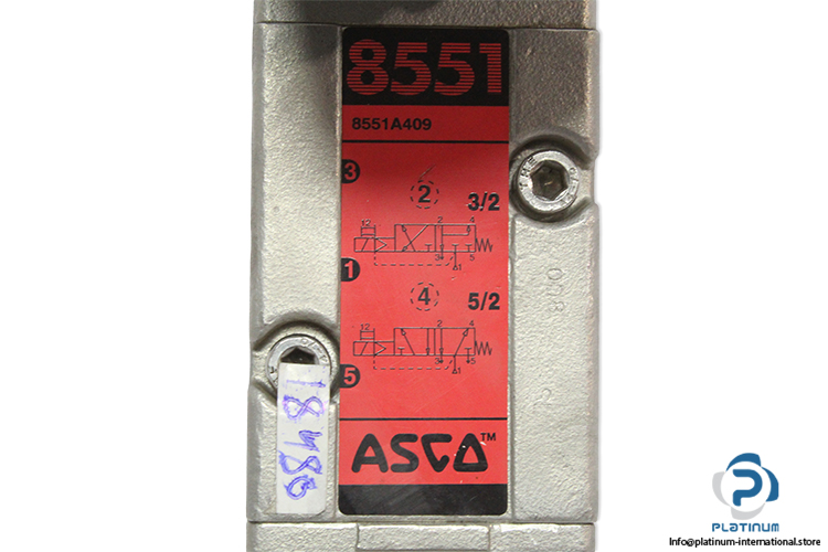 Asco-8551a409-single-solenoid-valve(used)-1