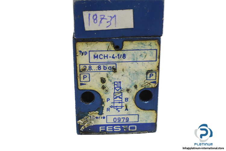 festo-MCH-4-1-8-single-solenoid-valve-(Used)-1