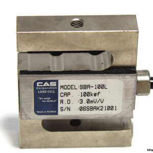 CAS SBA-100L MAX 100 KG S-Beam Load Cell
