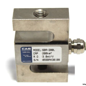 CAS SBA-200L MAX 200 KG S-Beam Load Cell