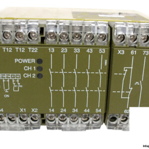 Pilz Pnoz 3 24 V DC 5S1O 121962 Emergency Stop Relay