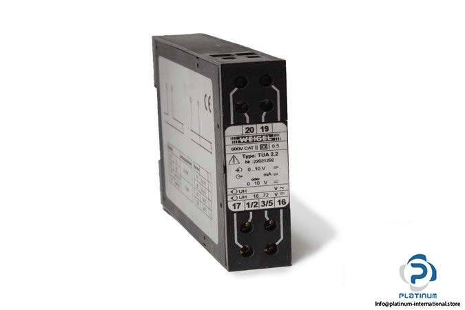 weigel-TUA-2.2-isolating-amplifier-for-standard-signal