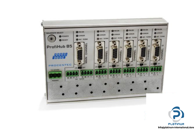 procentec-PROFIHUB-B5-5-channel-profibus-dp-repeater