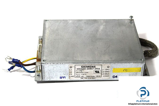 siemens-6SE3290-0DB87-0FA3-filter