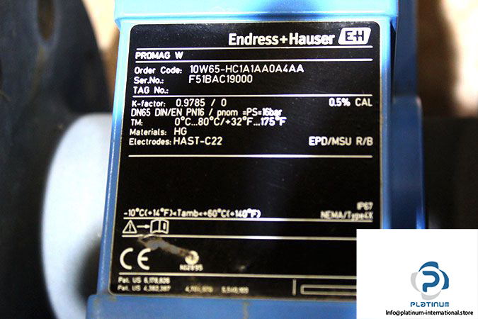 endress-hauser-10w65-hc1a1aa0a4aa-electromagnetic-flow-meter-1