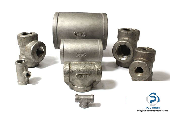 stainless steel threaded tee
