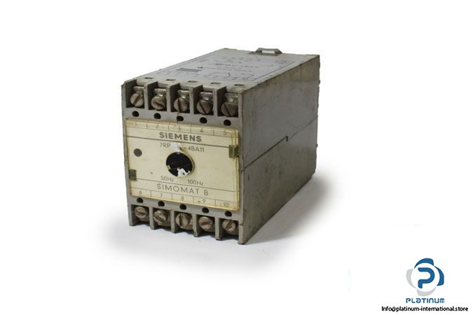 SIEMENS 7RP1012-4BA11 CONTROL MONITOR SIMOMAT B
