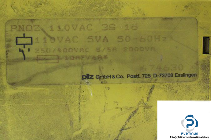 pilz-pnoz-110vac-3s-1o-safety-relay-4