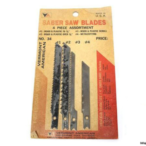 VERMONT AMERICAN No. 34 SAW BLADES