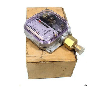 Sauter DFC 17B 78 F001 Heavy-Duty Pressure Switch