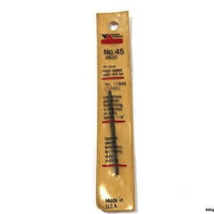Vermont American 11845 Black Oxide Wire Gauge Drill BIT