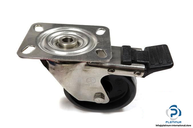 HIGH TEMPERATURE CASTER WHEELS 4-INCH SWIVEL WITH BRAKE 572°F