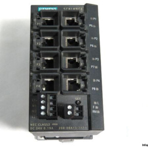 Siemens 6GK5 208-0BA10-2AA3 Industrial Ethernet Switch