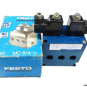 Festo 4861 Double Solenoid Control With Coil