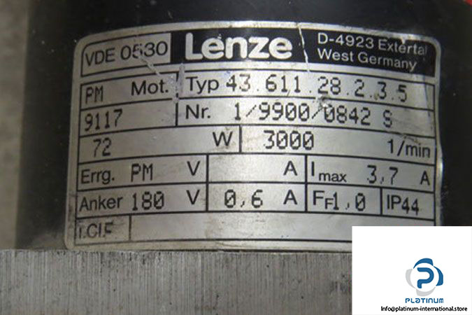 lenze-43-611-28-2-3-5-servo-motor1