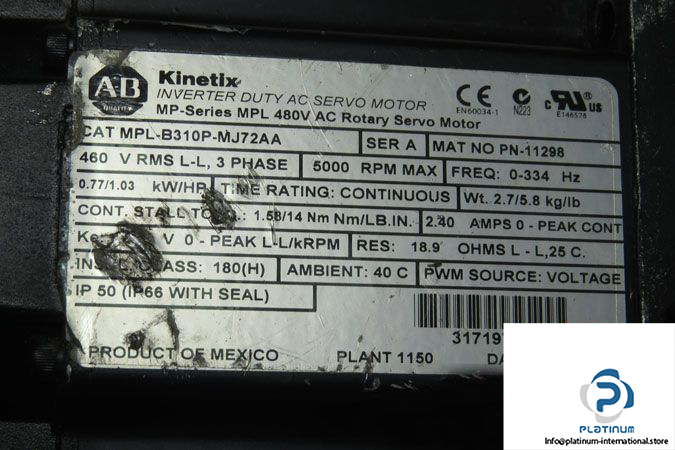 kinetix-mpl-b310p-mj72aa-rotary-servo-motor-label