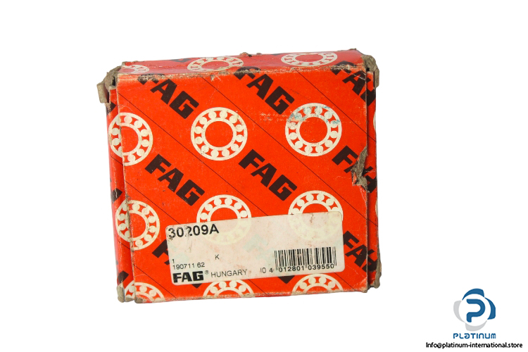 fag-30209A-tapered-roller-bearing