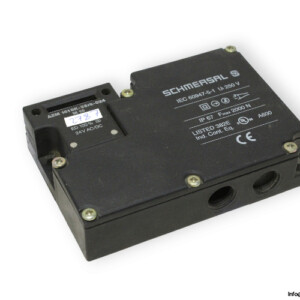 schmersal-AZM-161SK-33RK-024-M-16-solenoid-latching-safety-interlock-switch-(used)