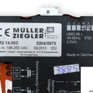 Muller Ziegler UMG 96 L Voltage Analyzer