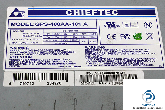 chieftec-GPS-400AA-101-A-power-supply-(used)-2