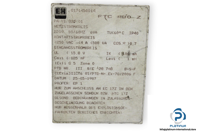 endress+hauser-FTC-480-Z-terminal-block-(used)-2
