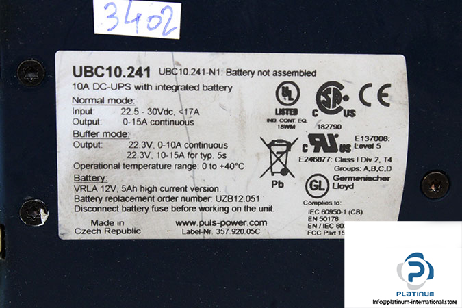 puls-UBC10.241-N1-power-supply-(used)-2