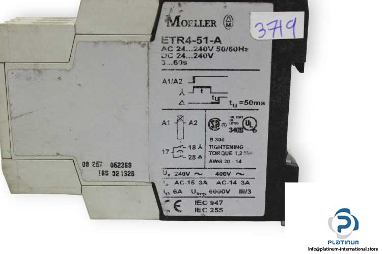 moeller-ETR4-51-A-timer-relay-(used)-2