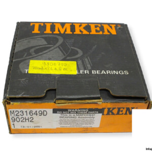 Timken M231649D Tapered Roller Bearing
