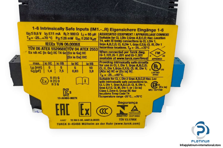 turck-IM1-22EX-R-isolating-switching-amplifier-used-4