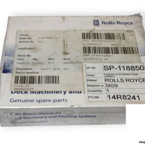 Rolls-Royce SP-118850 Shaft Seal SET
