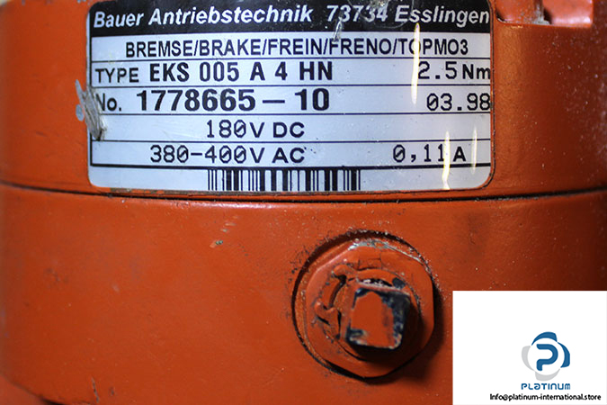 bauer-SG2-14_DK78-178-gearmotor-1-used