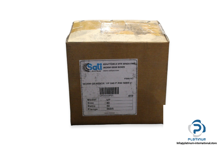 sati-vp40-worm-gearbox-ratio-50-1