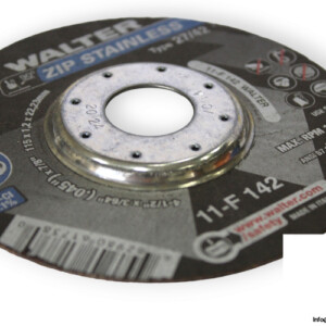 Walter 11-F 142 ZIP Stainless CUT-OFF Wheel