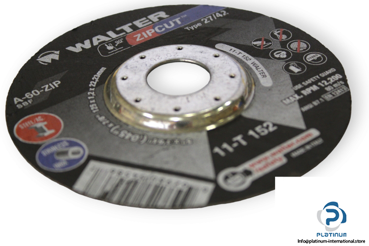 walter-11-T-152-zipcut-cut-off-wheel-(used)