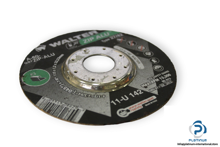 walter-11-U-142-flexible-grinding-wheel-(used)