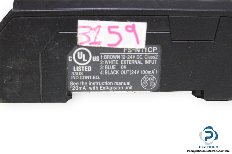 keyence-FS-N11CP-digital-fiber-optic-sensor-used-3